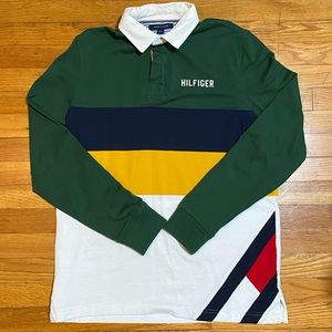 Tommy Hilfiger Long Sleeve Polo - Multi Color